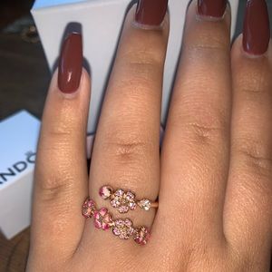 Rare Retired Peach blossom ring 60 (9)